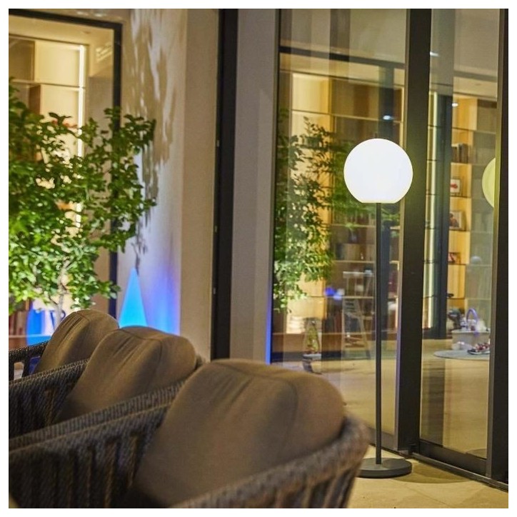 Lampadaire lumineux - LUMISKY - LUNY TALL - H150 cm - Pied métal design scandinave - LED blanc chaud et blanc dimmable Lampadaire lumineux - LUMISKY - LUNY TALL - H150 cm - Pied métal design scandinave - LED blanc chaud et blanc dimmable