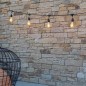 Guirlande lumineuse extérieur - LUMISKY - MAFY 20 LIGHT - 10 m - 20 ampoules a filament vintage - E27 - LED blanc chaud Guirlande lumineuse extérieur - LUMISKY - MAFY 20 LIGHT - 10 m - 20 ampoules a filament vintage - E27 - LED blanc chaud