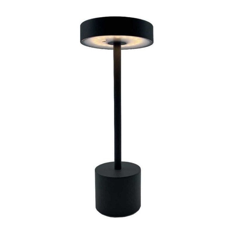 Lampe de table sans fil - LUMISKY - ROBY - Touch en aluminium - Gris f Lampe de table sans fil - LUMISKY - ROBY - Touch en aluminium - Gris f