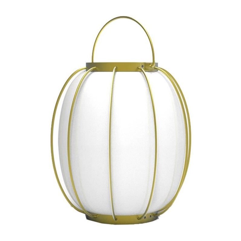 Lampe de table sans fil - LUMISKY - TULUM - H27 cm - Poignée en méta Lampe de table sans fil - LUMISKY - TULUM - H27 cm - Poignée en méta