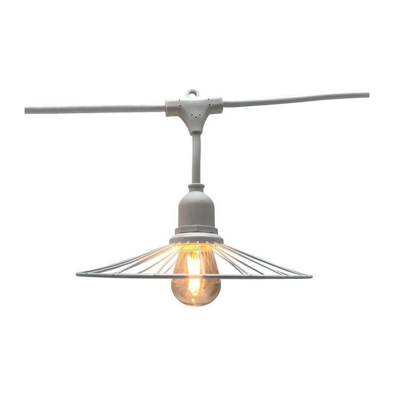 Guirlande lumineuse extérieur - LUMISKY - CHIC WHITE LIGHT - 6 m - 10 Guirlande lumineuse extérieur - LUMISKY - CHIC WHITE LIGHT - 6 m - 10