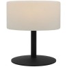 Lampe de table sans fil - LUMISKY - ATLAS Rock - H20 cm - Pied en acie