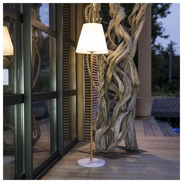 Lampe de table solaire et rechargeable - LUMISKY - STANDY MINI WOOD SOLAR - H25 cm - LED blanc chaud et blanc dimmable Lampe de table solaire et rechargeable - LUMISKY - STANDY MINI WOOD SOLAR - H25 cm - LED blanc chaud et blanc dimmable