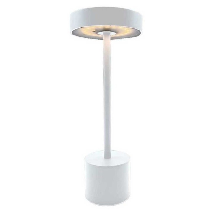 Lampe de table sans fil - LUMISKY - ROBY WHITE - H30 cm - Touch en aluminium - Blanc mat - LED Lampe de table sans fil - LUMISKY - ROBY WHITE - H30 cm - Touch en aluminium - Blanc mat - LED