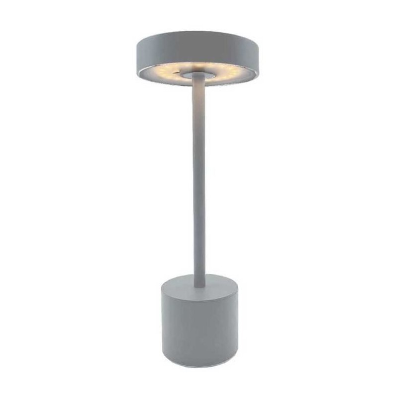Lampe de table sans fil - LUMISKY - ROBY GREY - H30 cm - Touch en alum Lampe de table sans fil - LUMISKY - ROBY GREY - H30 cm - Touch en alum