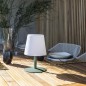 Lampe de table sans fil - LUMISKY - STANDY MINI Olive - H25 cm - Pied en acier vert olive - LED blanc chaud et blanc Lampe de table sans fil - LUMISKY - STANDY MINI Olive - H25 cm - Pied en acier vert olive - LED blanc chaud et blanc