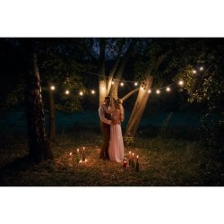 Guirlande lumineuse LED Link Me Light - 10 ampoules - douille E27 - bl