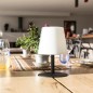 Lampe de table sans fil - LUMISKY - STANDY MINI Dark - H25 cm - Pied en acier noir - LED blanc chaud et blanc Lampe de table sans fil - LUMISKY - STANDY MINI Dark - H25 cm - Pied en acier noir - LED blanc chaud et blanc