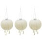 Suspension solaire LED - LUMISKY - HIMALAYA - Ø30cm - Beige, creme et mariage festif - Autonomie 8h Suspension solaire LED - LUMISKY - HIMALAYA - Ø30cm - Beige, creme et mariage festif - Autonomie 8h