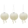 Suspension solaire LED - LUMISKY - HIMALAYA - Ø30cm - Beige, creme et