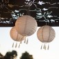 Suspension solaire LED - LUMISKY - HIMALAYA - Ø30cm - Beige, creme et mariage festif - Autonomie 8h Suspension solaire LED - LUMISKY - HIMALAYA - Ø30cm - Beige, creme et mariage festif - Autonomie 8h