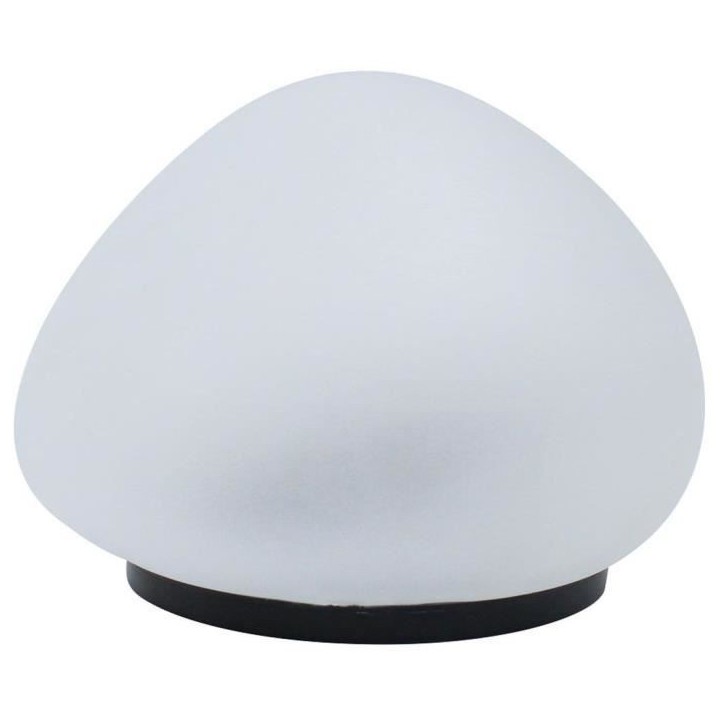 Lampe solaire décorative galet - LUMISKY - SOLENZARA - Ø16 cm - LED blanc