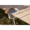 Lot de 8 balises solaires LED blanc froid - ALESIA - LUMISKY - Métal