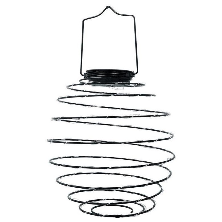 Suspension solaire - LUMISKY - ORION - H37 cm - Spirale micro - LED blanc chaud