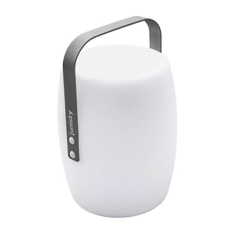 Lanterne sans fil - LUMISKY - LUCY ROCK - H31 cm - Poignée aluminium Lanterne sans fil - LUMISKY - LUCY ROCK - H31 cm - Poignée aluminium