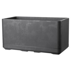 DEROMA Jardiniere Muret Cosmo - 78 x H39 cm - Anthracite - A réserve