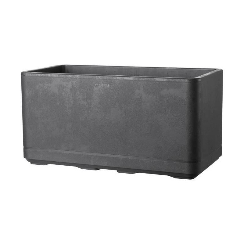 DEROMA Jardiniere Muret Cosmo - 78 x H39 cm - Anthracite - A réserve DEROMA Jardiniere Muret Cosmo - 78 x H39 cm - Anthracite - A réserve