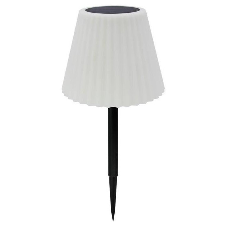 Lampe de table solaire 2 en 1 a planter ou a poser - LUMISKY - BOUFFANT - H62 cm - LED blanc dimmable
