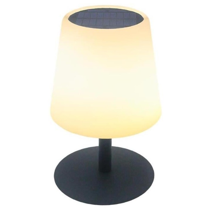 Lampe de table solaire et rechargeable - LUMISKY - STANDY TINY SOLAR - H25 cm - LED blanc chaud et blanc dimmable Lampe de table solaire et rechargeable - LUMISKY - STANDY TINY SOLAR - H25 cm - LED blanc chaud et blanc dimmable