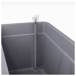 DEROMA Jardiniere Muret Cosmo - 78 x H39 cm - Anthracite - A réserve