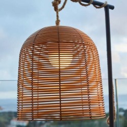 Suspension nomade - LUMISKY - HANG BOHEME - H35 cm - Polyrotin avec co