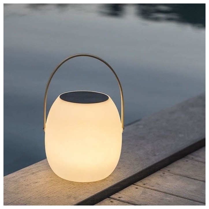 Baladeuse solaire - LUMISKY - JIMMY - LED blanc - H34 cm - Port de charge USB Baladeuse solaire - LUMISKY - JIMMY - LED blanc - H34 cm - Port de charge USB