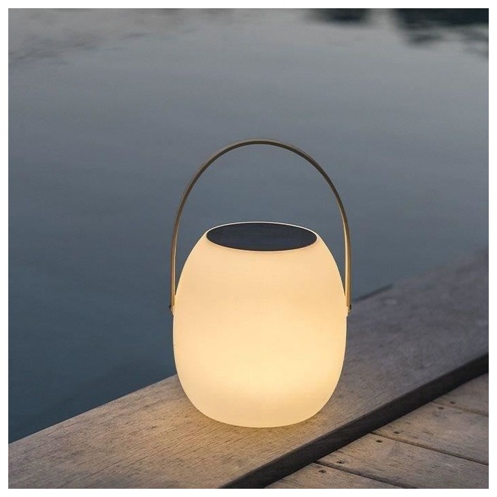 Baladeuse solaire - LUMISKY - JIMMY - LED blanc - H34 cm - Port de charge USB Baladeuse solaire - LUMISKY - JIMMY - LED blanc - H34 cm - Port de charge USB