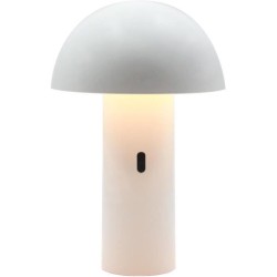 Lampe de table sans fil - LUMISKY - TOD WHITE - H28 cm - Tete orientab