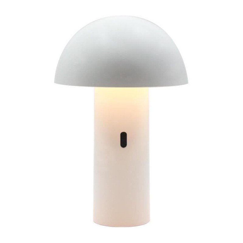 Lampe de table sans fil - LUMISKY - TOD WHITE - H28 cm - Tete orientab