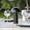 Lampe de table sans fil - LUMISKY - TOD BLACK - H28 cm - Tete orientab