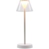 Lampe de table sans fil - LUMISKY - BEVERLY WHITE - H34 cm - LED blanc