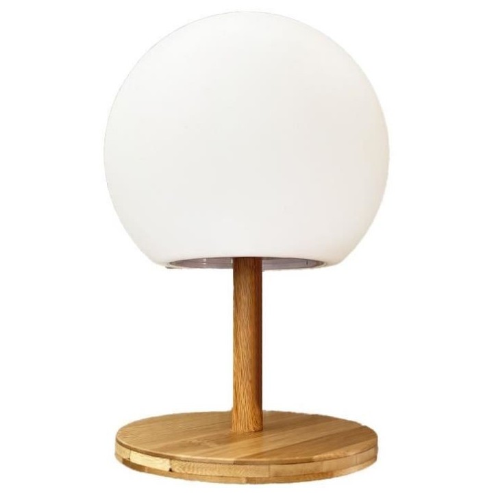 Lampe de table sans fil LUMISKY - pied en bambou extensible - LED blanc chaud/blanc LUNY Lampe de table sans fil LUMISKY - pied en bambou extensible - LED blanc chaud/blanc LUNY