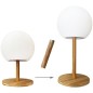 Lampe de table sans fil LUMISKY - pied en bambou extensible - LED blanc chaud/blanc LUNY Lampe de table sans fil LUMISKY - pied en bambou extensible - LED blanc chaud/blanc LUNY