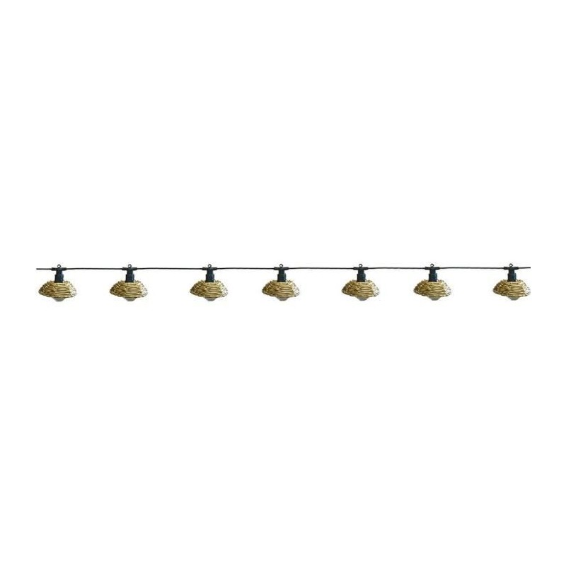 Guirlande lumineuse extérieur - LUMISKY - COTTAGE - 5.70 m - 10 globe