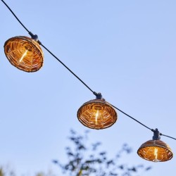 Guirlande lumineuse extérieur - LUMISKY - COTTAGE - 5.70 m - 10 globe