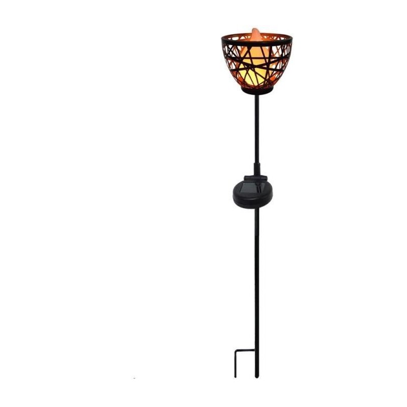 Torche solaire en métal a piquer - LUMISKY - BLOSSOM - H84.5 cm - LED Torche solaire en métal a piquer - LUMISKY - BLOSSOM - H84.5 cm - LED
