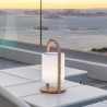 Lampe enceinte bluetooth sans fil - LUMISKY - WOODY PLAY - H37 cm - Po