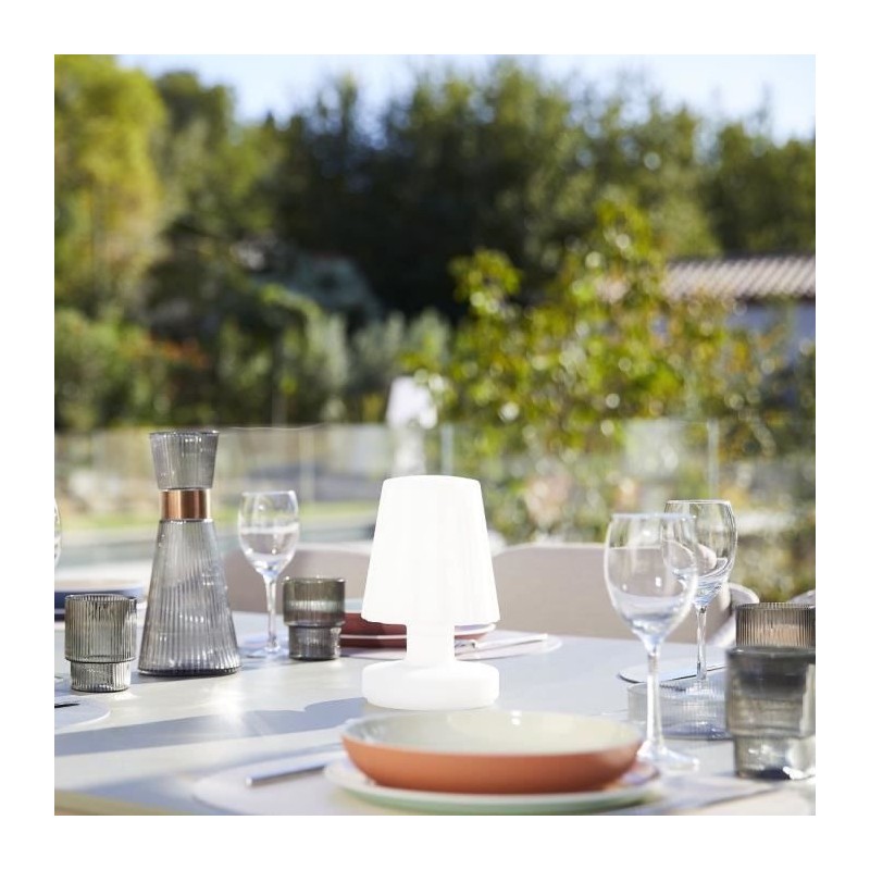 Mini lampe a poser sans fil - LUMISKY - LADY MINI - H22 cm - Rechargea