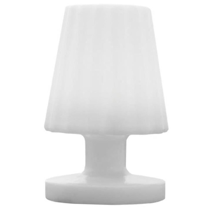 Mini lampe a poser sans fil - LUMISKY - LADY MINI - H22 cm - Rechargeable - LED blanc chaud