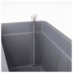 DEROMA Jardiniere Muret Cosmo - 78 x h39 cm - Ashgrey - A réserve d'e