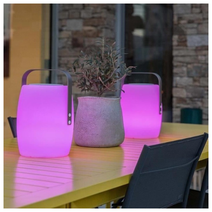 Lampe enceinte bluetooth sans fil - LUMISKY - LUCY PLAY - H31 cm - LED blanc et multicolore dimmable Lampe enceinte bluetooth sans fil - LUMISKY - LUCY PLAY - H31 cm - LED blanc et multicolore dimmable