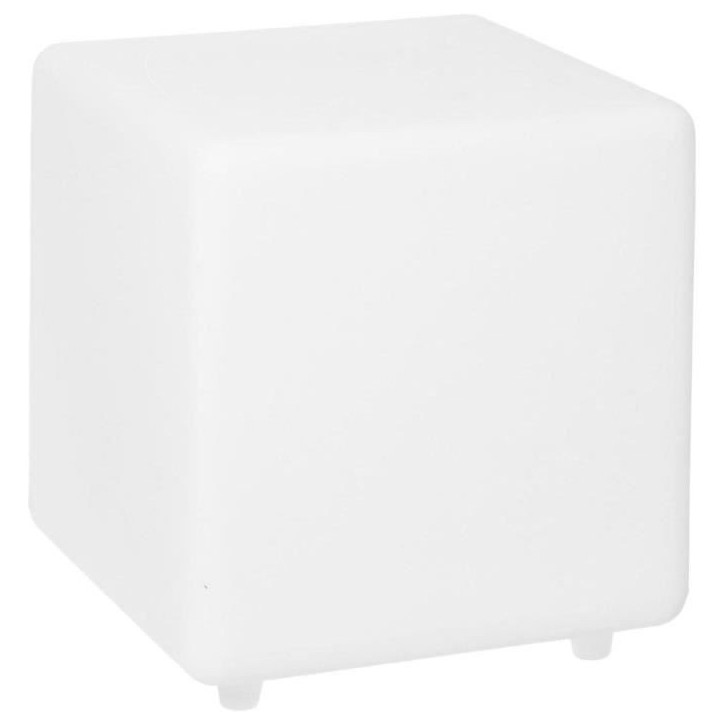 Cube solaire lumineux - LUMISKY - CASY - H30 cm - Tabouret table basse - LED blanc et multicolore Cube solaire lumineux - LUMISKY - CASY - H30 cm - Tabouret table basse - LED blanc et multicolore