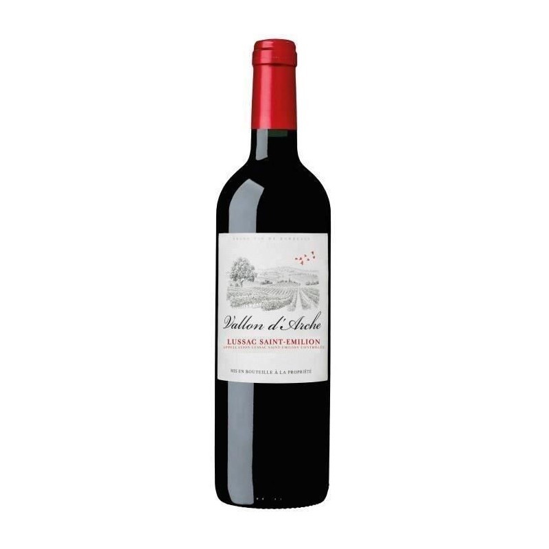 Vallon d'Arche 2022 Lussac Saint-Emilion - Vin rouge de Bordeaux Vallon d'Arche 2022 Lussac Saint-Emilion - Vin rouge de Bordeaux