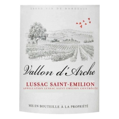 Vallon d'Arche 2022 Lussac Saint-Emilion - Vin rouge de Bordeaux
