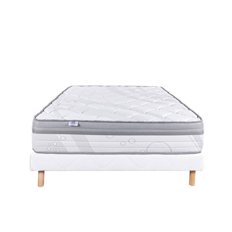 LUXURY LITERIE - Ensemble matelas + sommier - VISCOPLUS - 160 x 200 cm LUXURY LITERIE - Ensemble matelas + sommier - VISCOPLUS - 160 x 200 cm