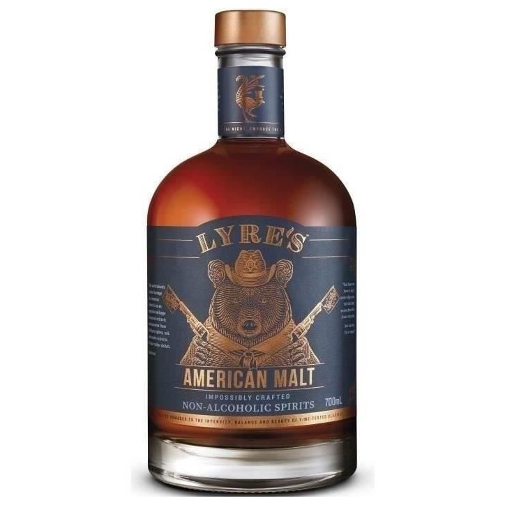 Lyre'S - American Malt - Bourbon Sans alcool - 70 cl