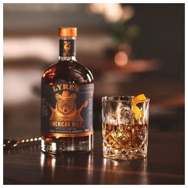 Lyre'S - American Malt - Bourbon Sans alcool - 70 cl