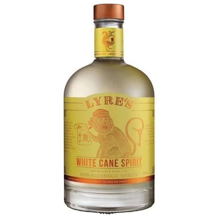 Lyre'S - White Cane Spirit - Rhum blanc Sans alcool - 70 cl
