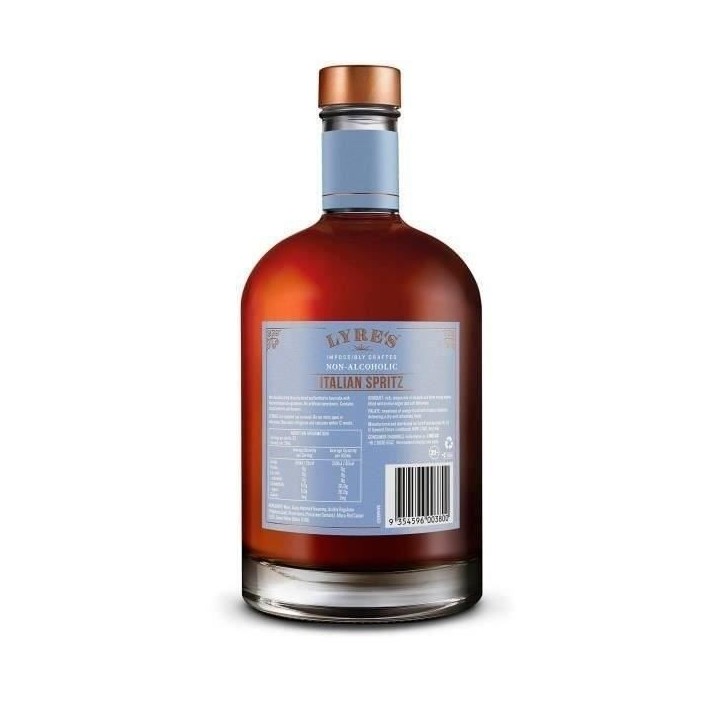 Lyre'S - Italian Spritz - Base de Spritz Sans alcool - 70 cl
