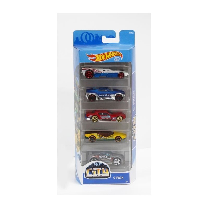 Coffret de 5 voitures Hot Wheels - Modele aléatoire - 400+ modeles - Coffret de 5 voitures Hot Wheels - Modele aléatoire - 400+ modeles -